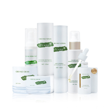 Hemp Leaf Cbd Skincare Series Set Private label Whitening Lighting Skincare Set